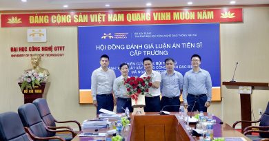 NCS. Bùi Tiến Tú bảo vệ thành công luận án tiến sĩ cấp Trường