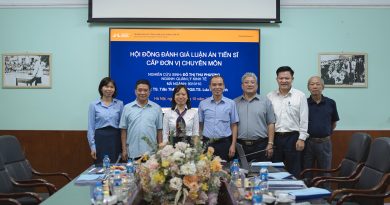 NCS. Đỗ Thị Thu Phương bảo vệ luận án tiến sĩ cấp đơn vị chuyên môn